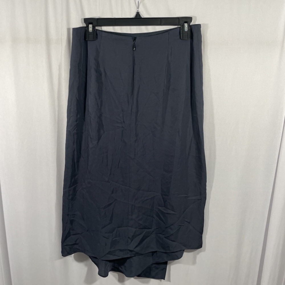 NWT $285 Vince [ 6 ] Wrap Midi Asymmetrical Skirt in Coastal‎ Blue - Picture 11 of 14